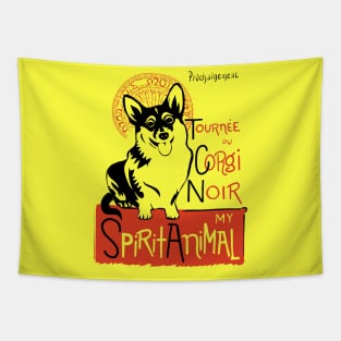 Cute Pemproke Welsh Corgi Gift Corgi Art Graphic Design Tapestry