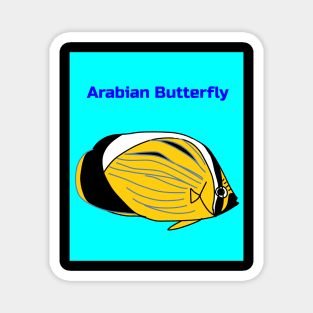 ARABIAN BUTTERFLY FISH Magnet