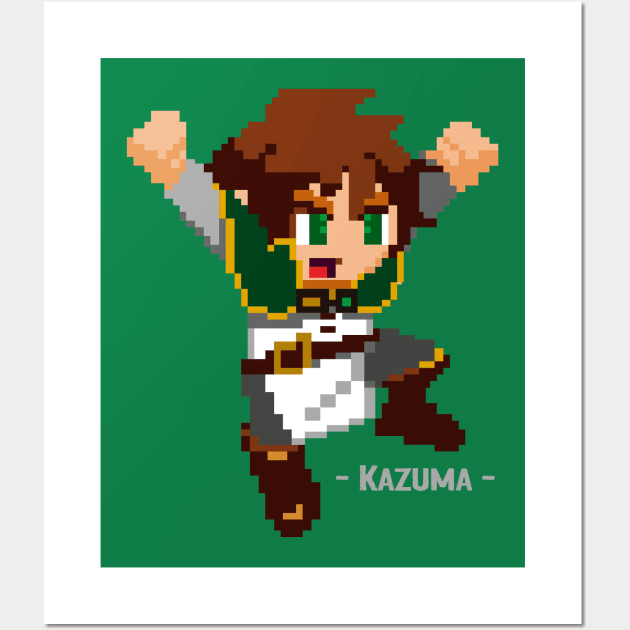 Kazuma Konosuba Anime' Poster, picture, metal print, paint by The Artz