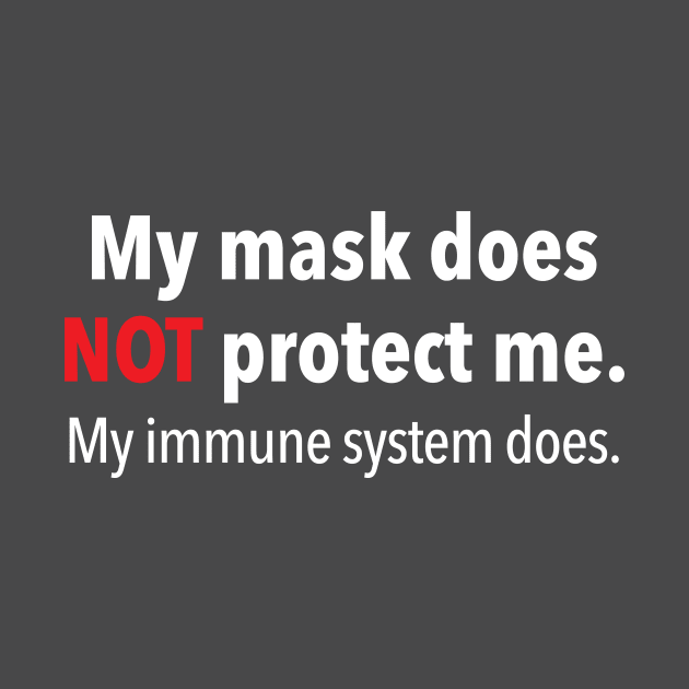 Mask does NOT protect by Immunitee