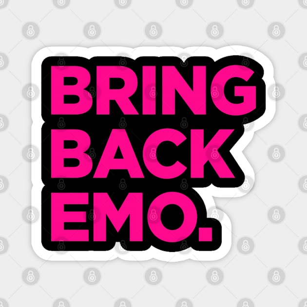 Bring Back Emo Music Magnet by jamboi