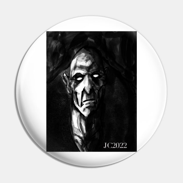 The Dead Man portrait (original) Pin by StagArtStudios