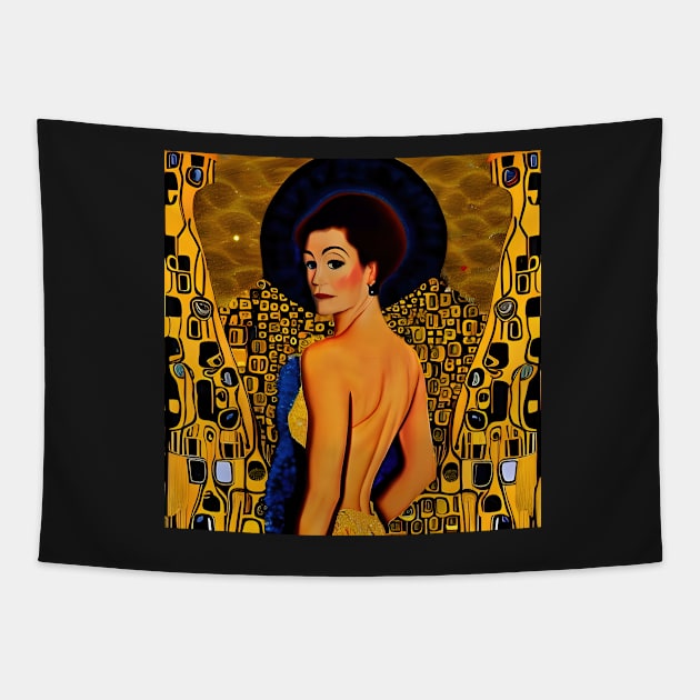 Classy - Gustav Klimt Style Tapestry by Crestern