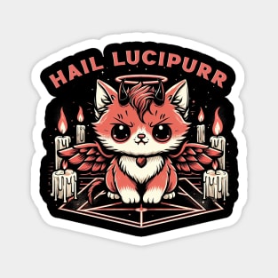 Hail Lucipurr Magnet