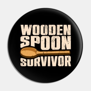 Wooden Spoon Survivor Pin