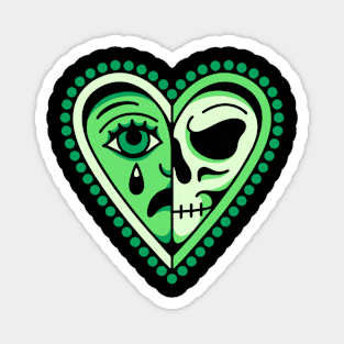 Bert grimm heart and skull Magnet