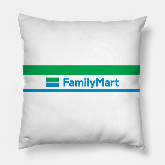 Family Mart Pillow by DCMiller01