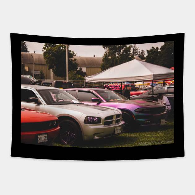 Charger Line Tapestry by Lynchreborn