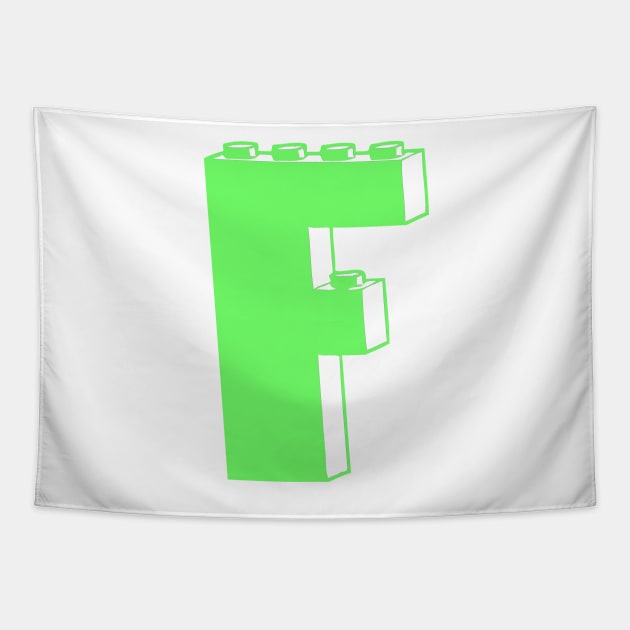 THE LETTER F Tapestry by ChilleeW