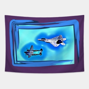 Fighter Aircraft Tapestry