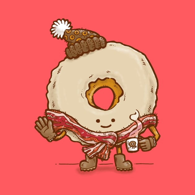 Bacon Scarf Maple Donut by nickv47