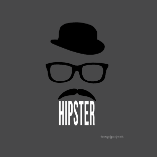 I'M A HIPSTER (with moustache) T-Shirt