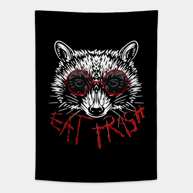Eat Trash Tapestry by ginkelmier@gmail.com