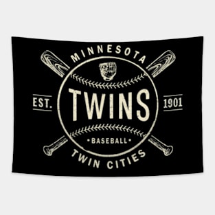 Old Minnesota Twins 3 By Buck Original Tapestry