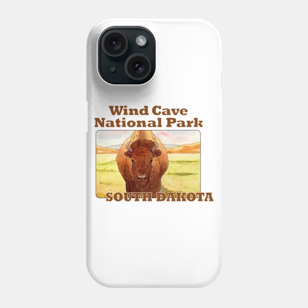 Wind Cave National Park, South Dakota Phone Case by MMcBuck