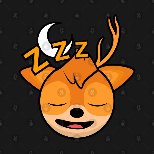 Sleeping Cyclist Deer Velo by MOULE