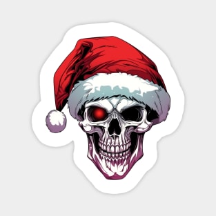 Christmas Celebration with a Skull Twist Magnet