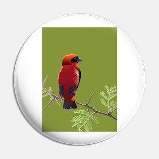 Red Bishop Pin