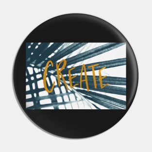 Create (Cyanotype) Pin