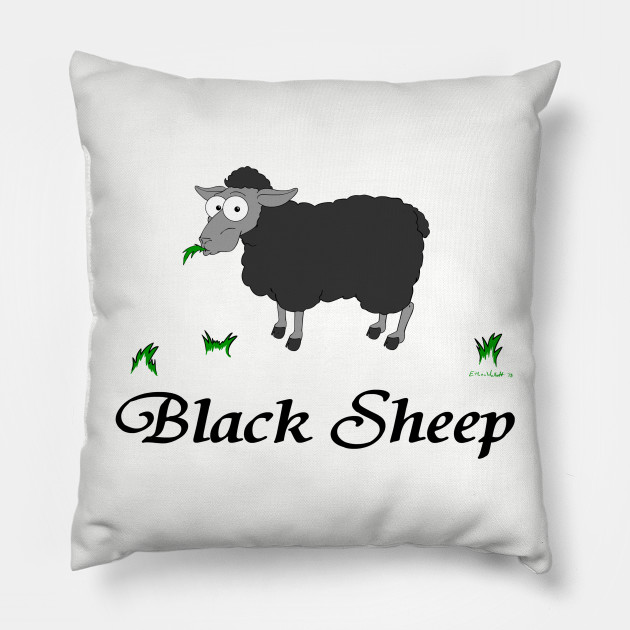 black sheep pillow