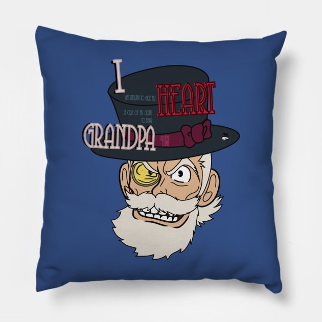 Deceivingly Lovely Gentleman Pillow by Error Hunter