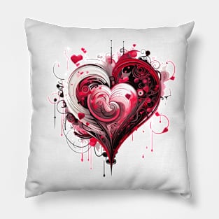 Heart Nouveau Design (Candy) Pillow