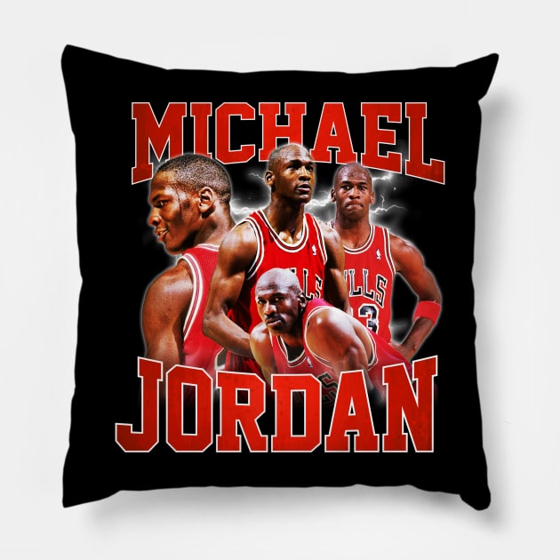 Michael Jordan 23 Legendary Pillow by Purwoceng