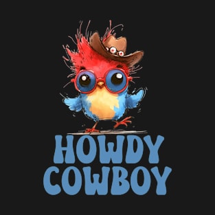 Fun Bird Howdy Cowboy T-Shirt