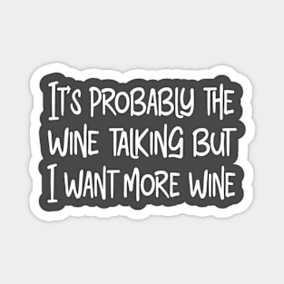 Wine Talking Magnet