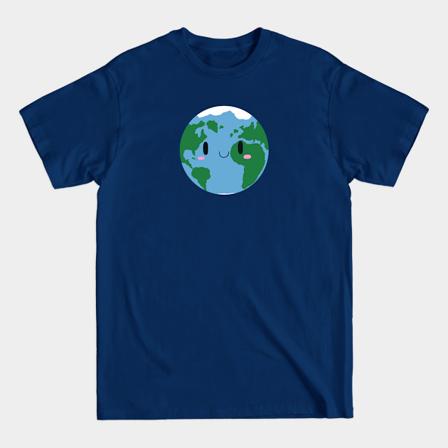 Cute Earth - Kawaii - T-Shirt