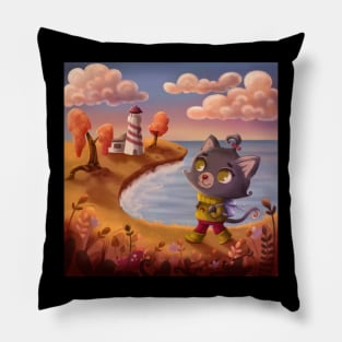 Kitten traveler Pillow