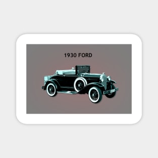 1930 Ford Model A Touring Car Magnet