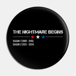 The nightmare begins season 1 (2009 2016 )season 2 (2021 2024) Pin