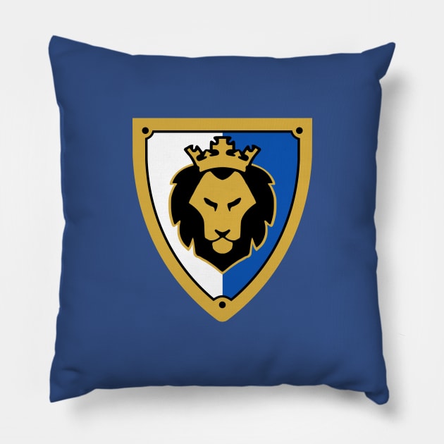 Lion Knights Pillow by GrantMcDougall