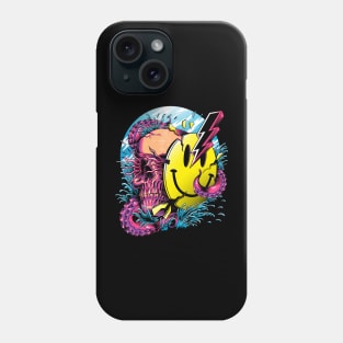 smiling skull Phone Case