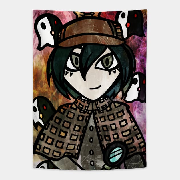 Danganween - Detective Shuichi Tapestry by ScribbleSketchScoo