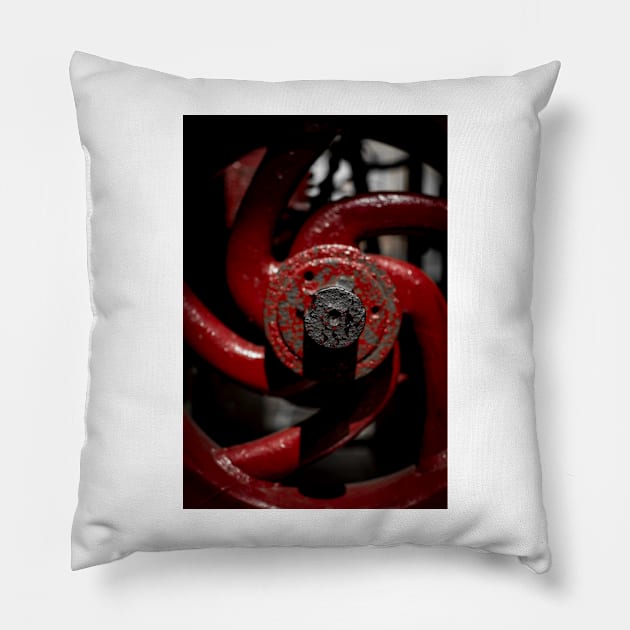 Red Valve Pillow by arc1