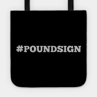 HashTag Pound Sign Tote