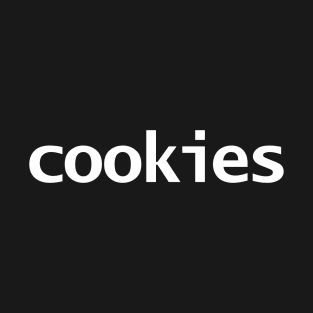 Cookies Minimal Typography T-Shirt