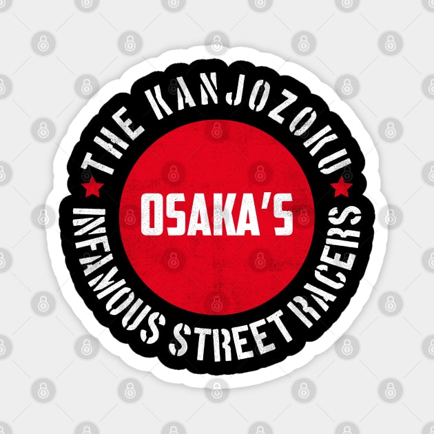 Kanjozoku Street Racers Magnet by cowyark rubbark