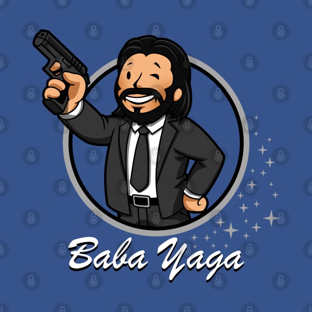 Cute Keanu Baba Yaga Assassin Movie Gamer Mascot Parody by BoggsNicolas