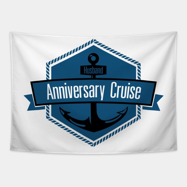 Husband Anniversary Cruise Couples Anniversary Gifts Tapestry by macshoptee