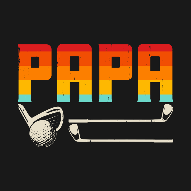 Papa Golf T Shirt For Women Men by Pretr=ty