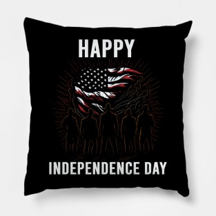 independence day veteran design Pillow