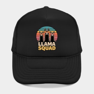 Llama Squad Sunglasses Cool Llamas Gift Hat