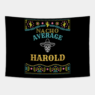 Nacho Average Harold Funny Cinco De Mayo Puns Personalized Name Tapestry