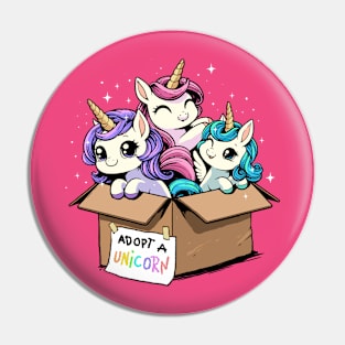 Adopt a Unicorn Pin