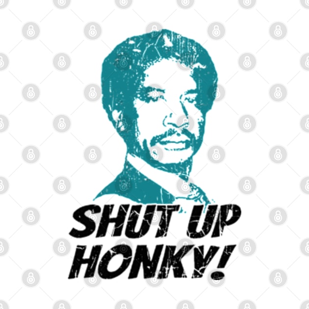 Artdrawing blue color - shut up honky! by Kokogemedia Apparelshop