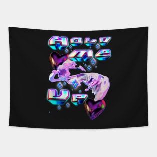 Hold me up y2k vaporwave vibe Tapestry