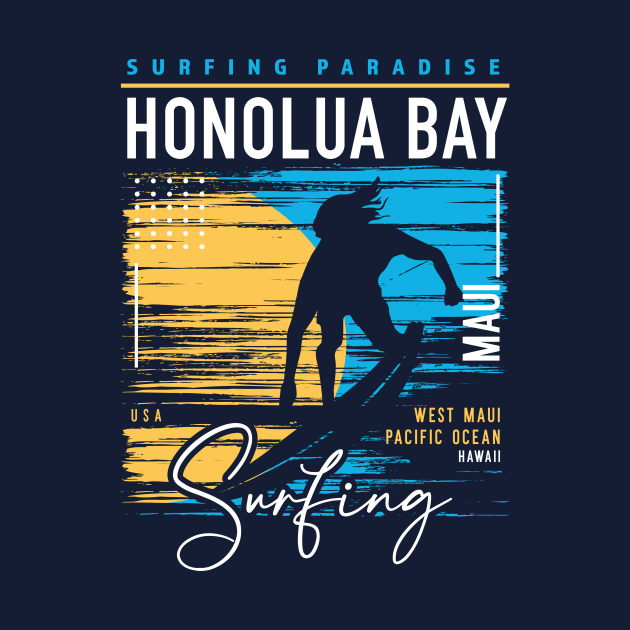 Retro Honolua Hawaii Surfing // Surfers Paradise // Surf Hawaii by SLAG_Creative